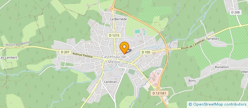 localisation de l'entreprise TERROIRS REVELES à CASTELNAU-DE-MEDOC