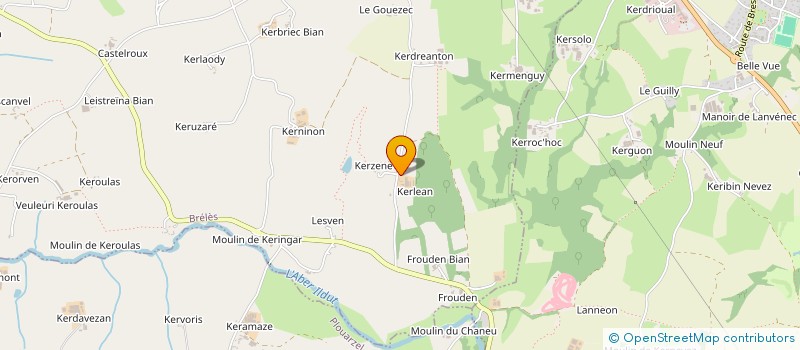 localisation de l'entreprise TERROM  BRELES