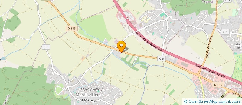 localisation de l'entreprise TERROVERT à ORGEVAL