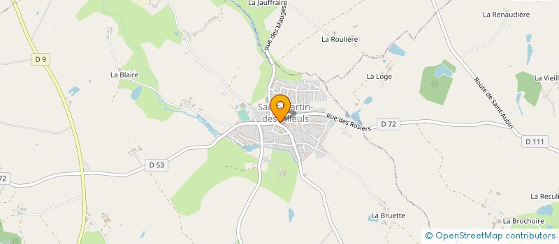 localisation de l'entreprise TERRY CHAPDELAINE ET DELPHINE BOCHEREAU  SAINT-MARTIN-DES-TILLEULS