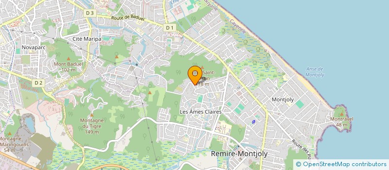 localisation de l'entreprise TERRYPAULAJF  REMIRE-MONTJOLY