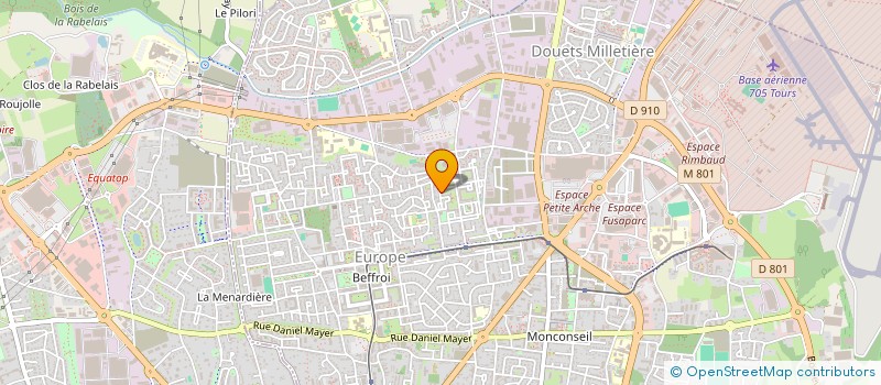 localisation de l'entreprise TERSABA CONSEIL à TOURS