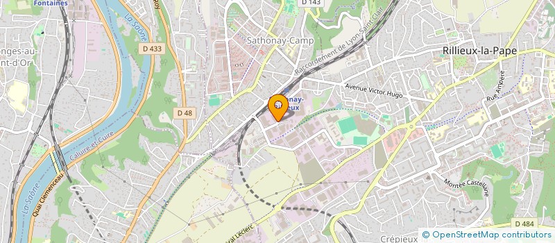 localisation de l'entreprise TERSAC à RILLIEUX-LA-PAPE