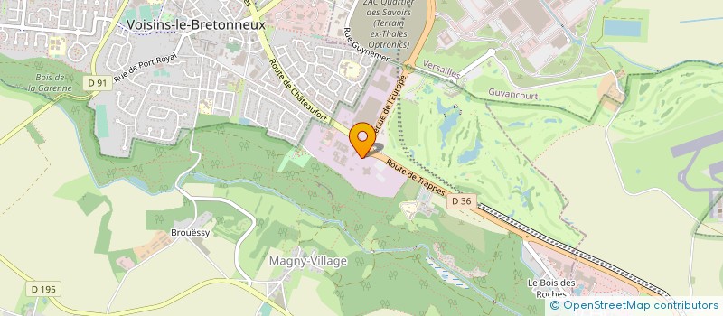 localisation de l'entreprise TERSEN à MAGNY-LES-HAMEAUX