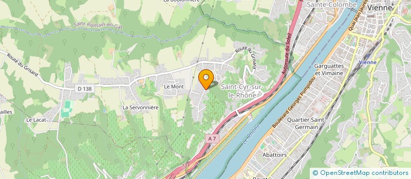 localisation de l'entreprise TERSIS  SAINT-CYR-SUR-LE-RHONE