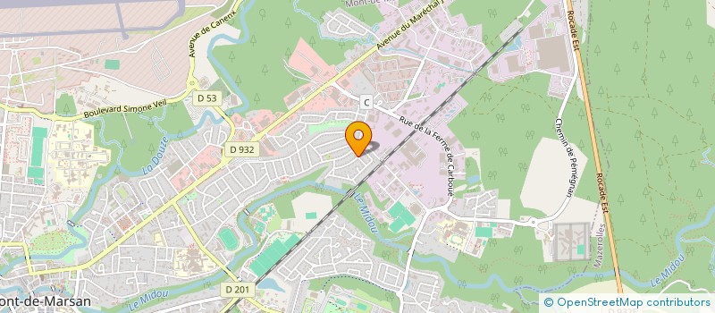 localisation de l'entreprise TERSOL  MONT-DE-MARSAN