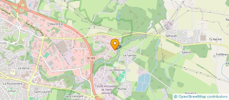 localisation de l'entreprise TERSYS à VANNES