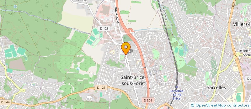 localisation de l'entreprise TERT BAT SARL  SAINT-BRICE-SOUS-FORET
