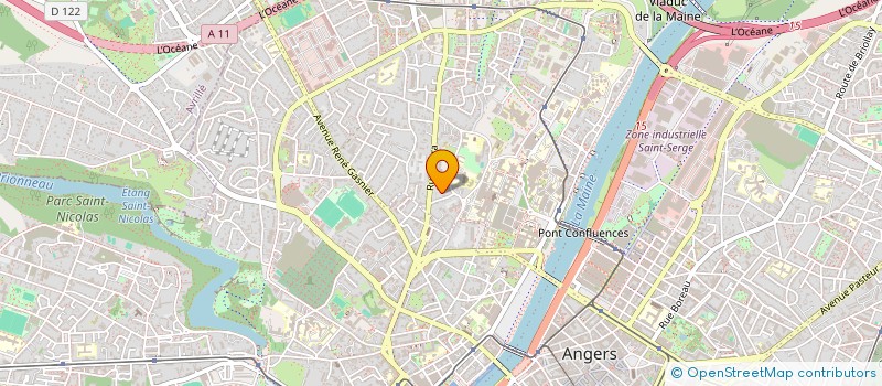localisation de l'entreprise TERTERRE à ANGERS