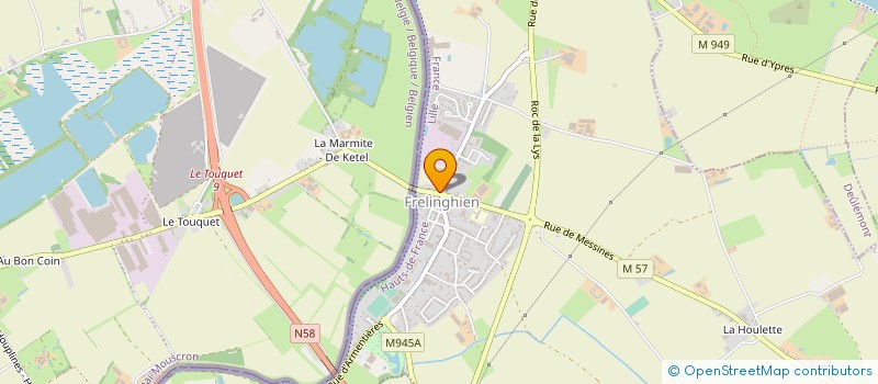 localisation de l'entreprise TERTIA CONCEPT NORD à FRELINGHIEN