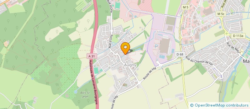 localisation de l'entreprise TERTIA CONSEIL  AUGNY