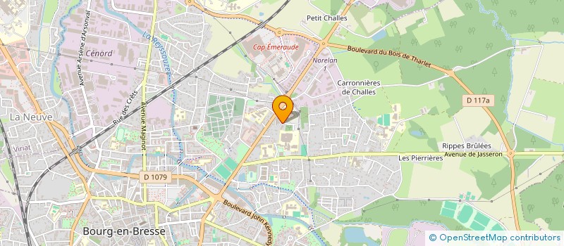 localisation de l'entreprise TERTIA FORMATION à BOURG-EN-BRESSE