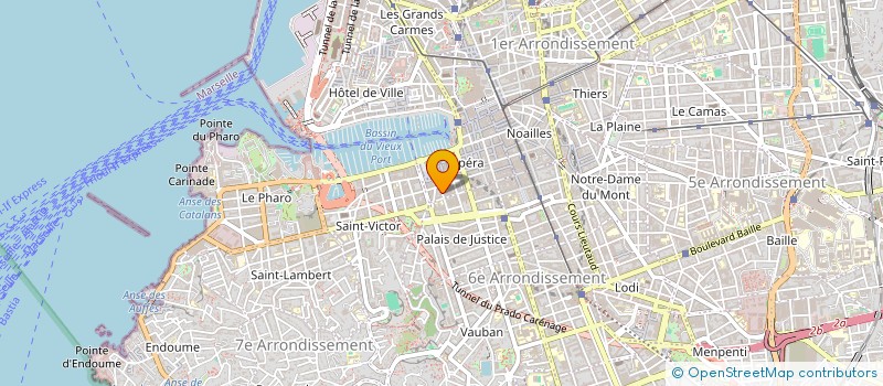 localisation de l'entreprise TERTIO à MARSEILLE