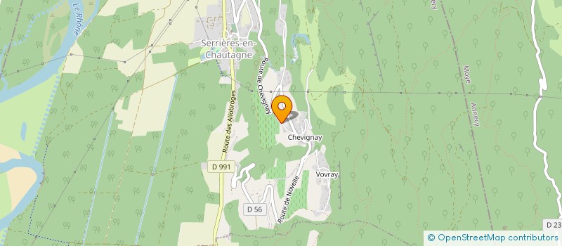 localisation de l'entreprise TERTON'S  SERRIERES-EN-CHAUTAGNE