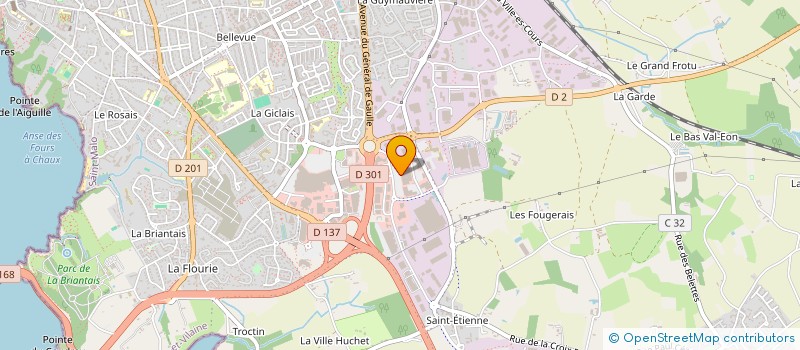 localisation de l'entreprise TERTRE EQUIPEMENT à SAINT-MALO