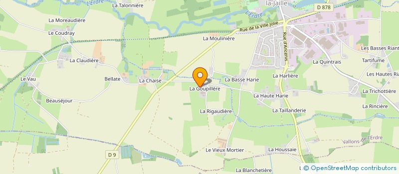localisation de l'entreprise TERTRIN à VALLONS-DE-L'ERDRE