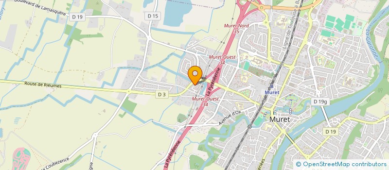 localisation de l'entreprise TERUM  MURET