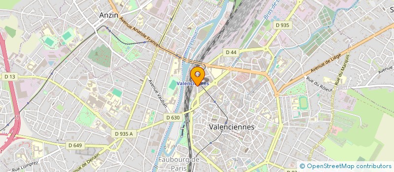 localisation de l'entreprise TERVAL  VALENCIENNES