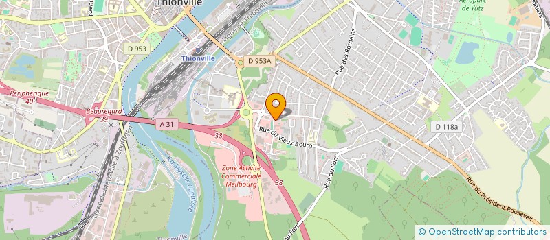 localisation de l'entreprise TERVET  YUTZ