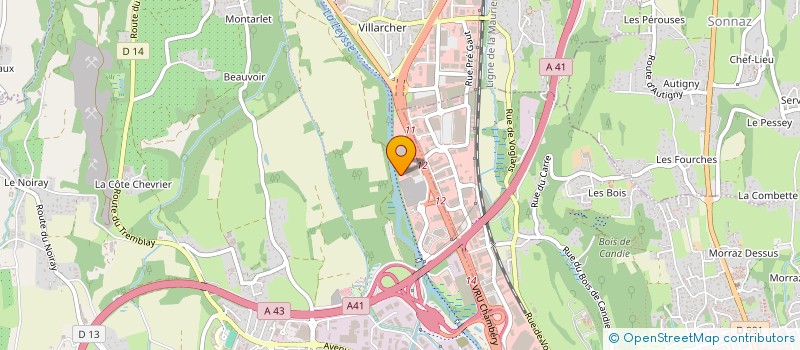 localisation de l'entreprise TERWATT  LA MOTTE-SERVOLEX