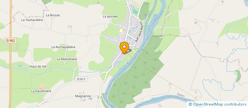 localisation de l'entreprise TERYOD  MENIL