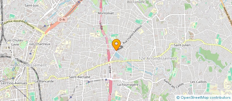 localisation de l'entreprise TERZI ALPES à MARSEILLE