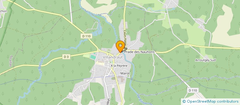 localisation de l'entreprise TERZICA  VILLANDRAUT