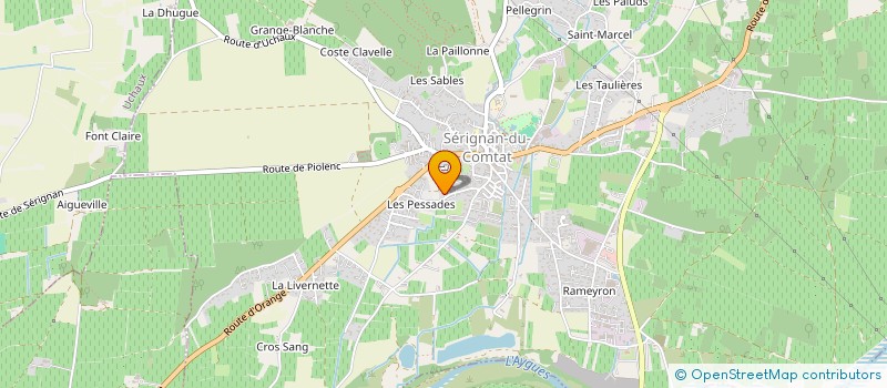 localisation de l'entreprise TES à ALES