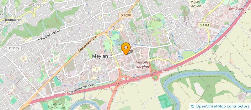 localisation de l'entreprise TES à MEYLAN
