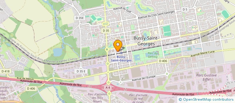 localisation de l'entreprise TES DISTRIB  BUSSY-SAINT-GEORGES