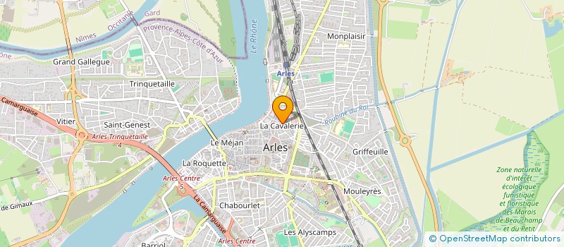 localisation de l'entreprise TES.ELI  ARLES