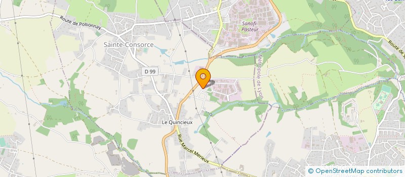 localisation de l'entreprise TES TEX CND  SAINTE-CONSORCE