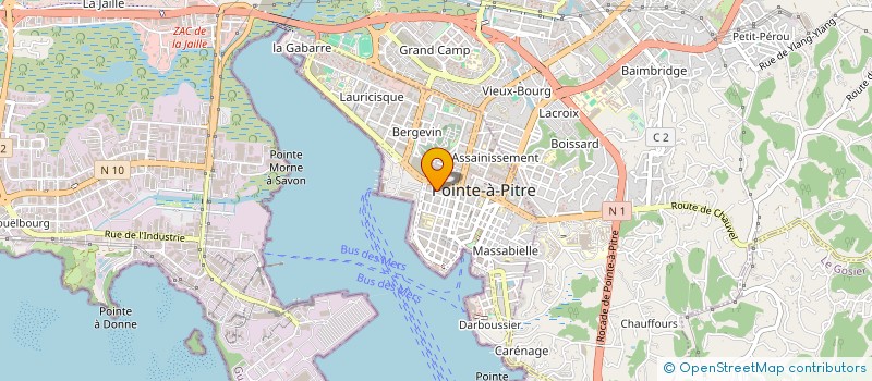 localisation de l'entreprise TESA  POINTE-A-PITRE