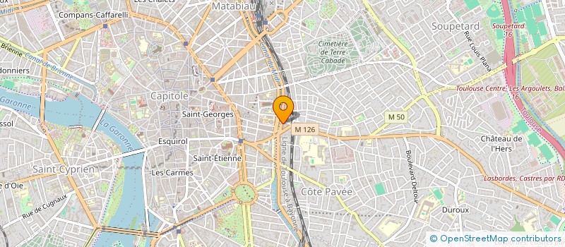localisation de l'entreprise TESA TELECOM SPATIALES AERONAUTIQUES à TOULOUSE