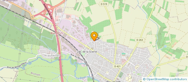 localisation de l'entreprise TESC INNOVATION  BRUMATH