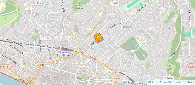 localisation de l'entreprise TESCAM à ROUEN