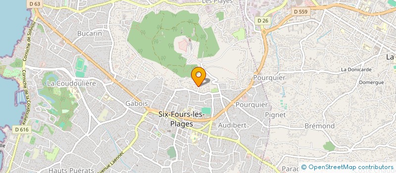 localisation de l'entreprise TESD à SIX-FOURS-LES-PLAGES