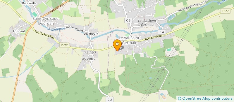 localisation de l'entreprise TESI SERVICES  LE VAL-SAINT-GERMAIN