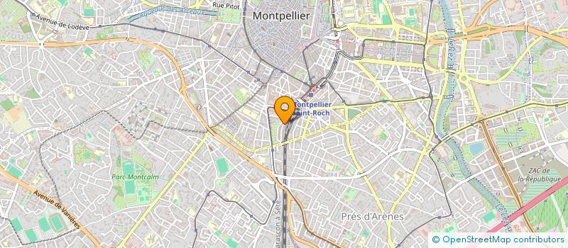 localisation de l'entreprise TESIR à MONTPELLIER