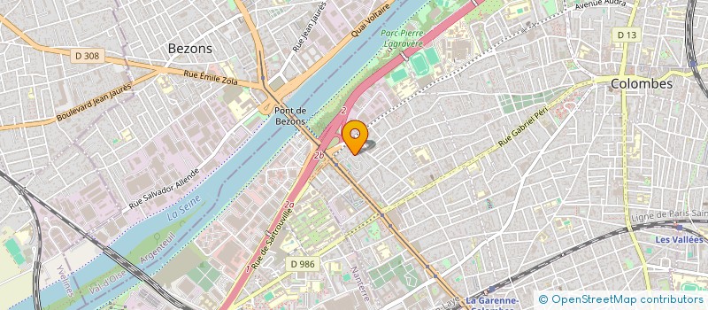 localisation de l'entreprise TESITO TRANSPORTS à COLOMBES