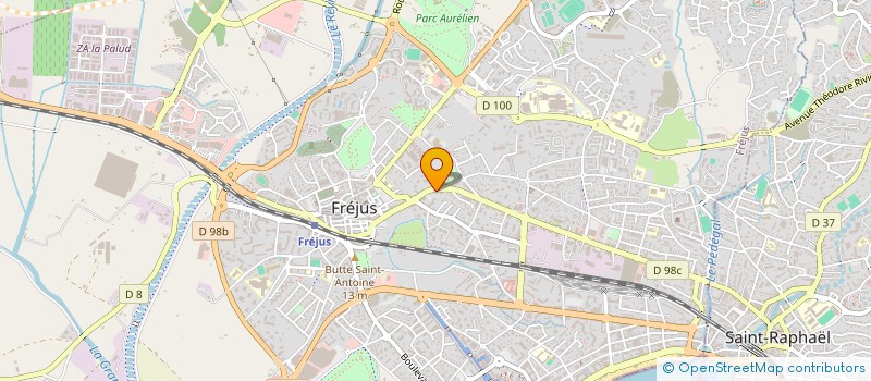 localisation de l'entreprise TESLA BATIMENT à FREJUS