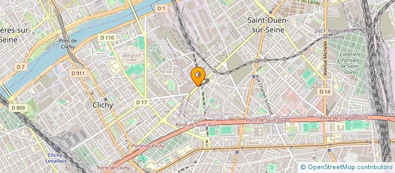 localisation de l'entreprise TESLA ENERGY VENTURES FRANCE à SAINT-OUEN-SUR-SEINE