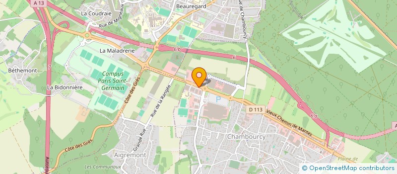 localisation de l'entreprise TESLA FRANCE à SAINT-OUEN-SUR-SEINE