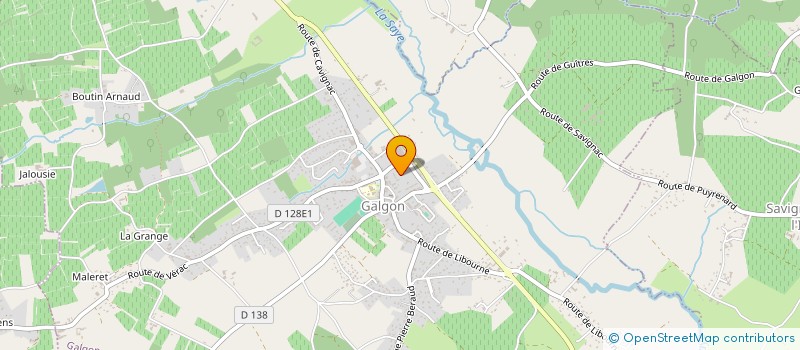 localisation de l'entreprise TESLAD  GALGON