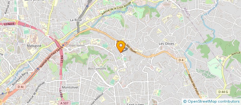localisation de l'entreprise TESLAND E-CONCEPT à MARSEILLE