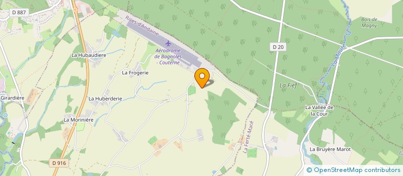 localisation de l'entreprise TESNIERES MACE à LA FERTE MACE
