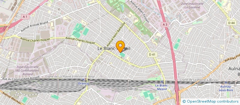 localisation de l'entreprise TESOLAR FRANCE PERFORMANCE ENERGETIQUE ET AGENCEMENTS à LE BLANC-MESNIL