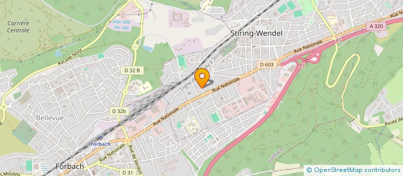 localisation de l'entreprise TESORES  STIRING-WENDEL