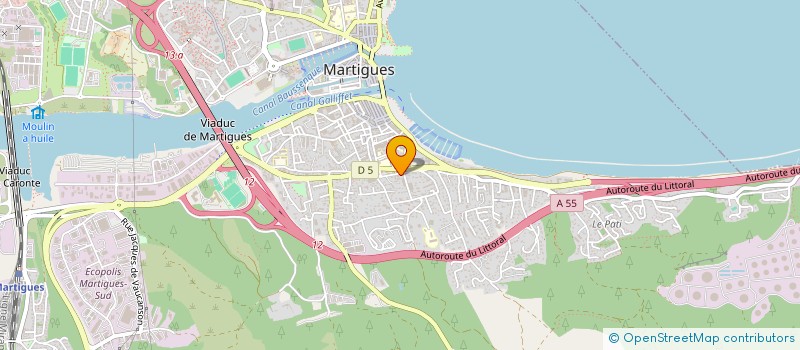 localisation de l'entreprise TESORO  MARTIGUES