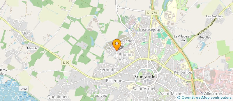 localisation de l'entreprise TESORO MIO à GUERANDE